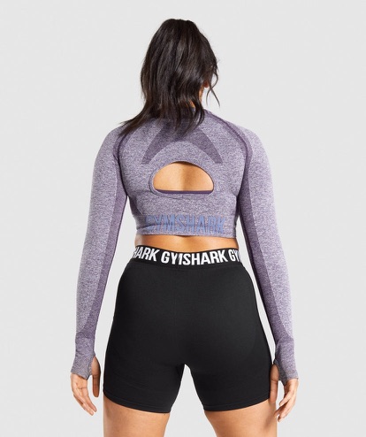 Flex Long Sleeve crop Top