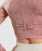 Adapt Fleck Seamless Long Sleeve Crop