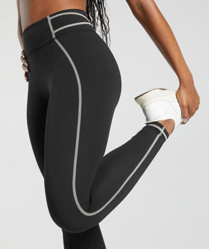stitch feature leggings