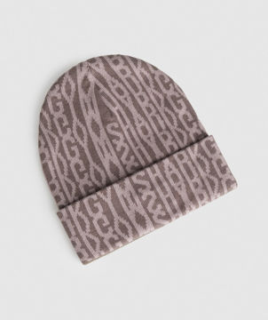 REVERSE JACQUARD BEANIE