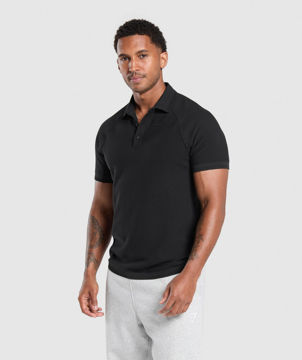 WAFFLE POLO SHIRT