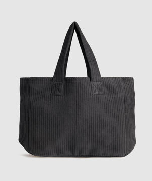 Oversized Cord Tote Bag