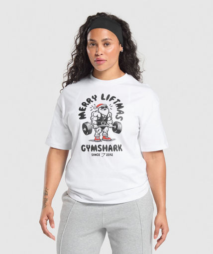 MERRY LIFTMAS OVERSIZED T-SHIRT