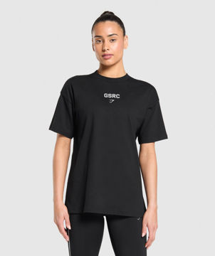 RUNNING GRAPHIC OVERSIZED T-SHIRT
