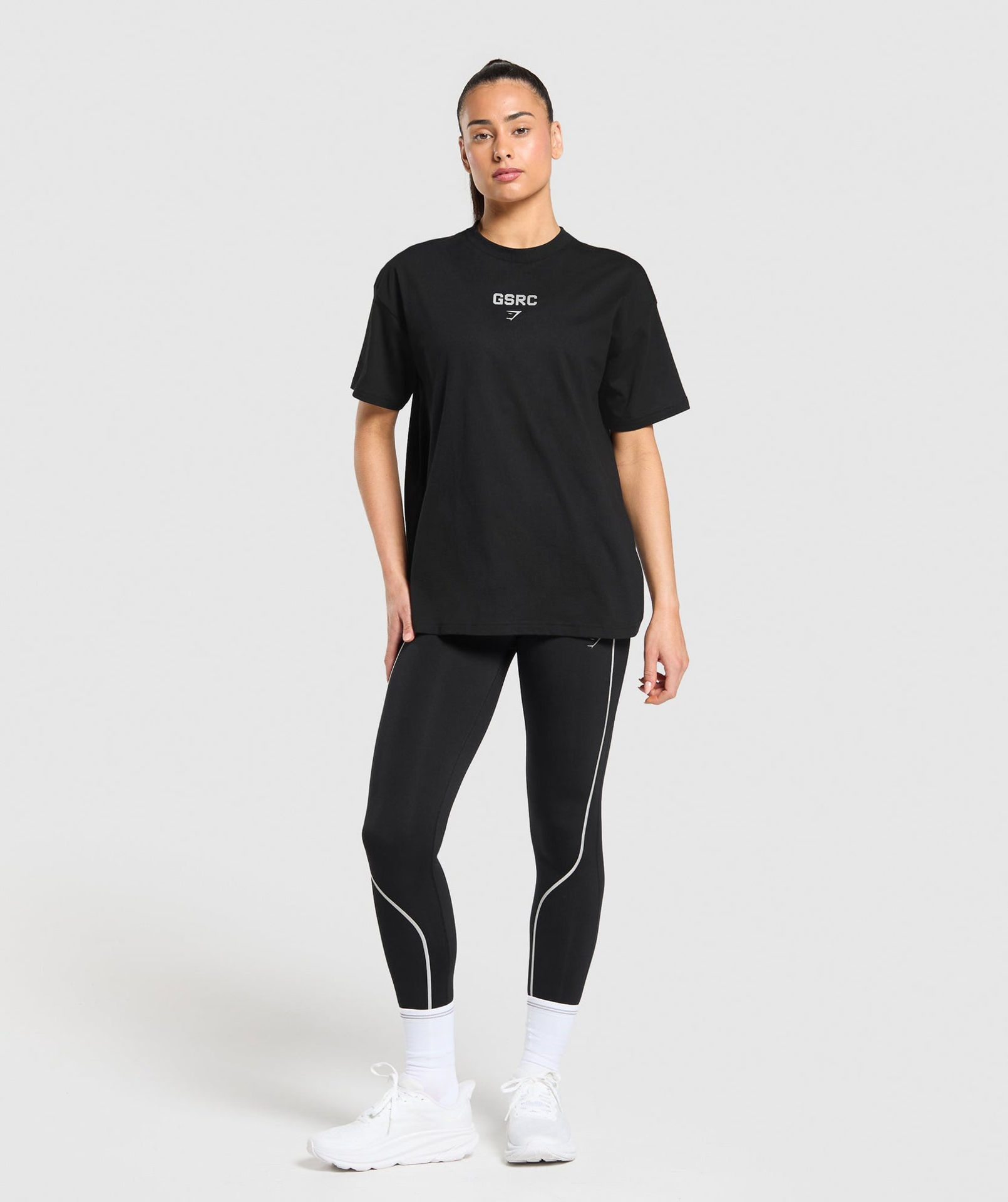 RUNNING GRAPHIC OVERSIZED T-SHIRT