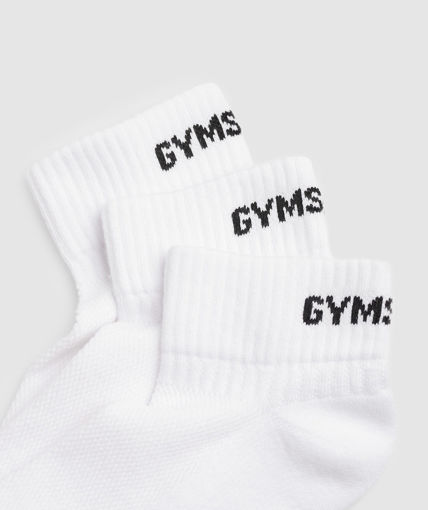JACQUARD QUARTER SOCKS