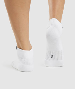 WOVEN TAB QUARTER SOCKS 1PK