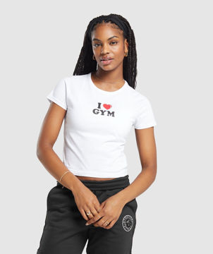 Love Hearts Crop Top