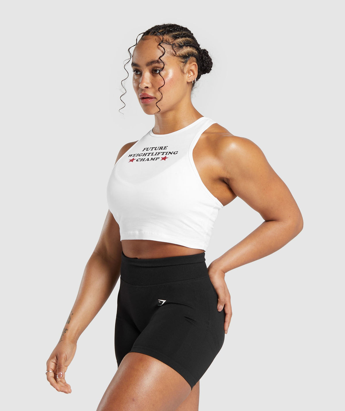 FUTURE WEIGHTLIFTING CHAMP CROP TANK