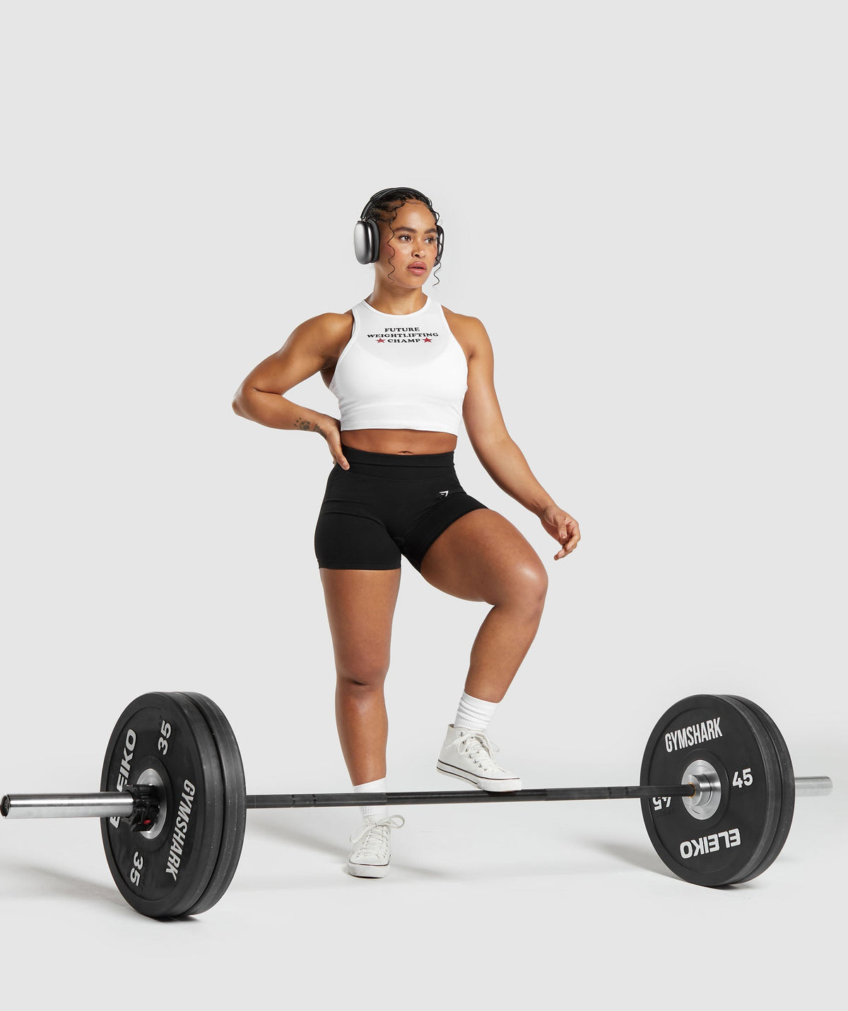 FUTURE WEIGHTLIFTING CHAMP CROP TANK