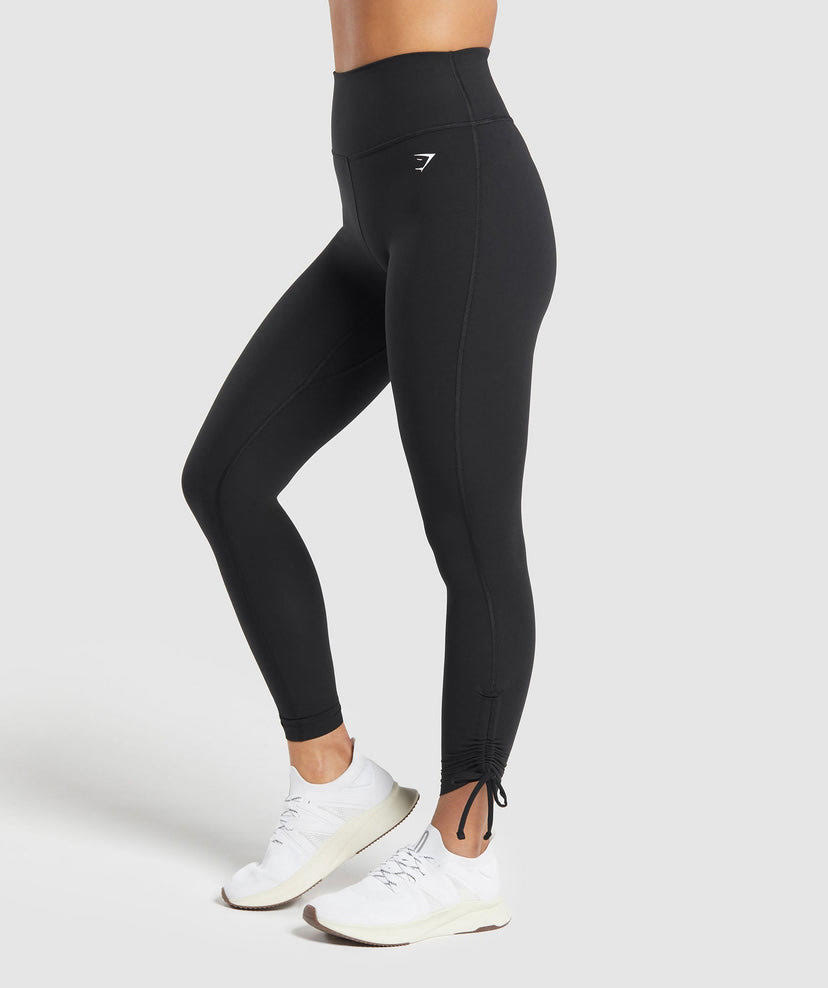 Ribbon Ankle Leggings