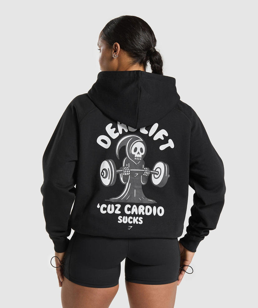 Graphic Reaper Oversized Hoodie