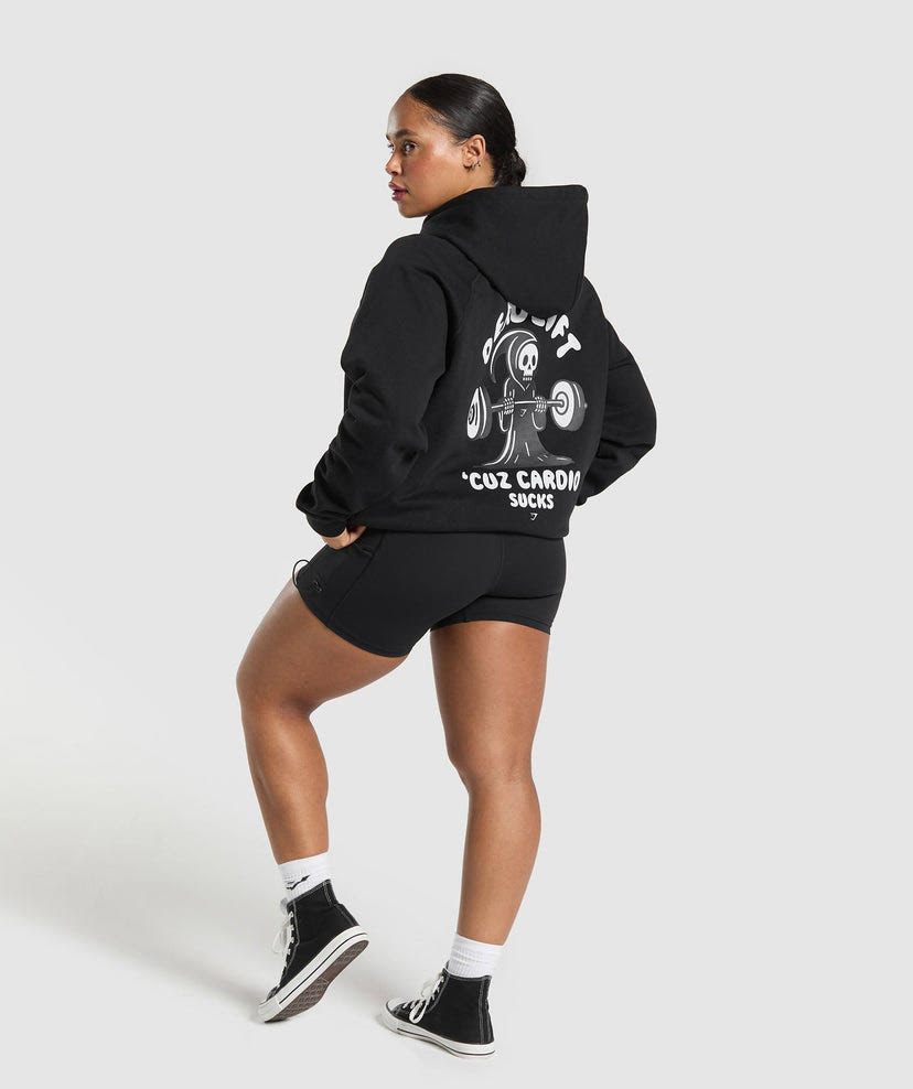 Graphic Reaper Oversized Hoodie