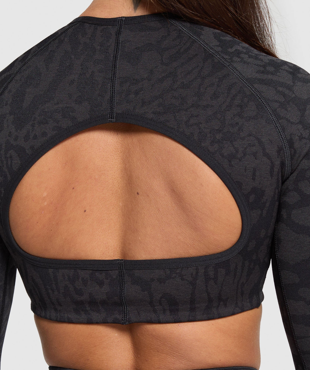 ADAPT SAFARI LONG SLEEVE CROP TOP