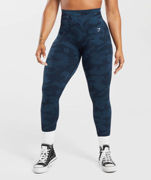 ADAPT CAMO SEAMLESS RIBBED LEGGINGS