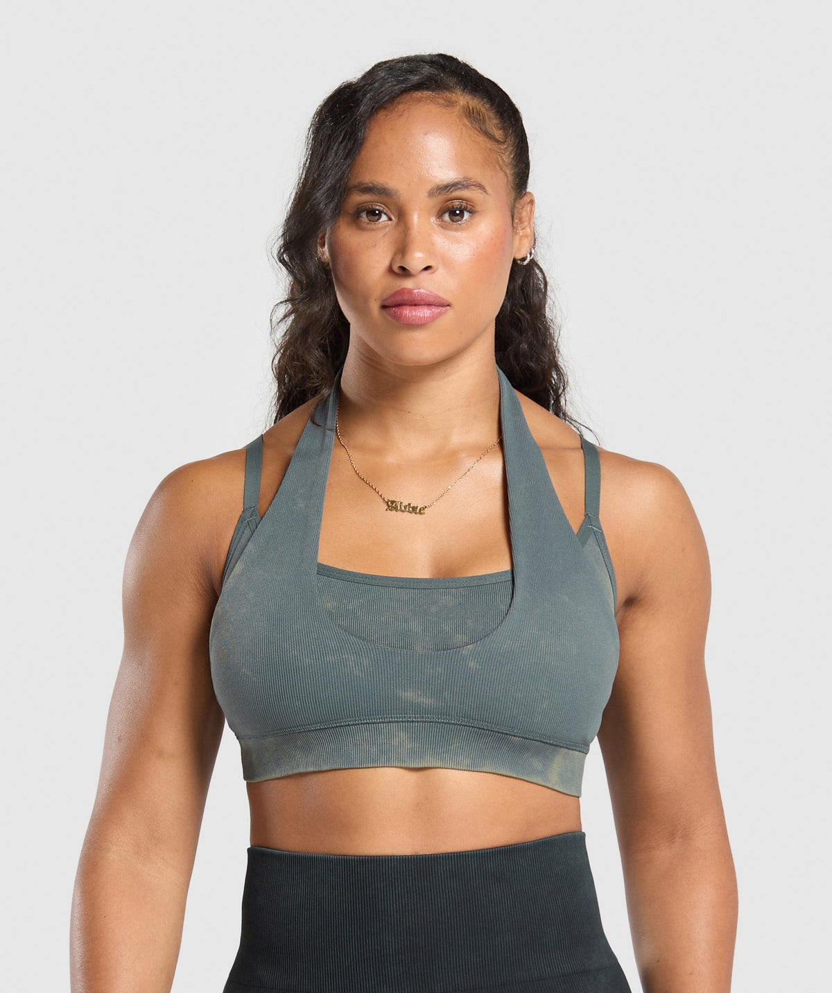 GAINS SEAMLESS WASHED SPORTS BRA