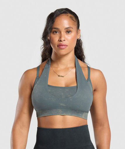 GAINS SEAMLESS WASHED SPORTS BRA