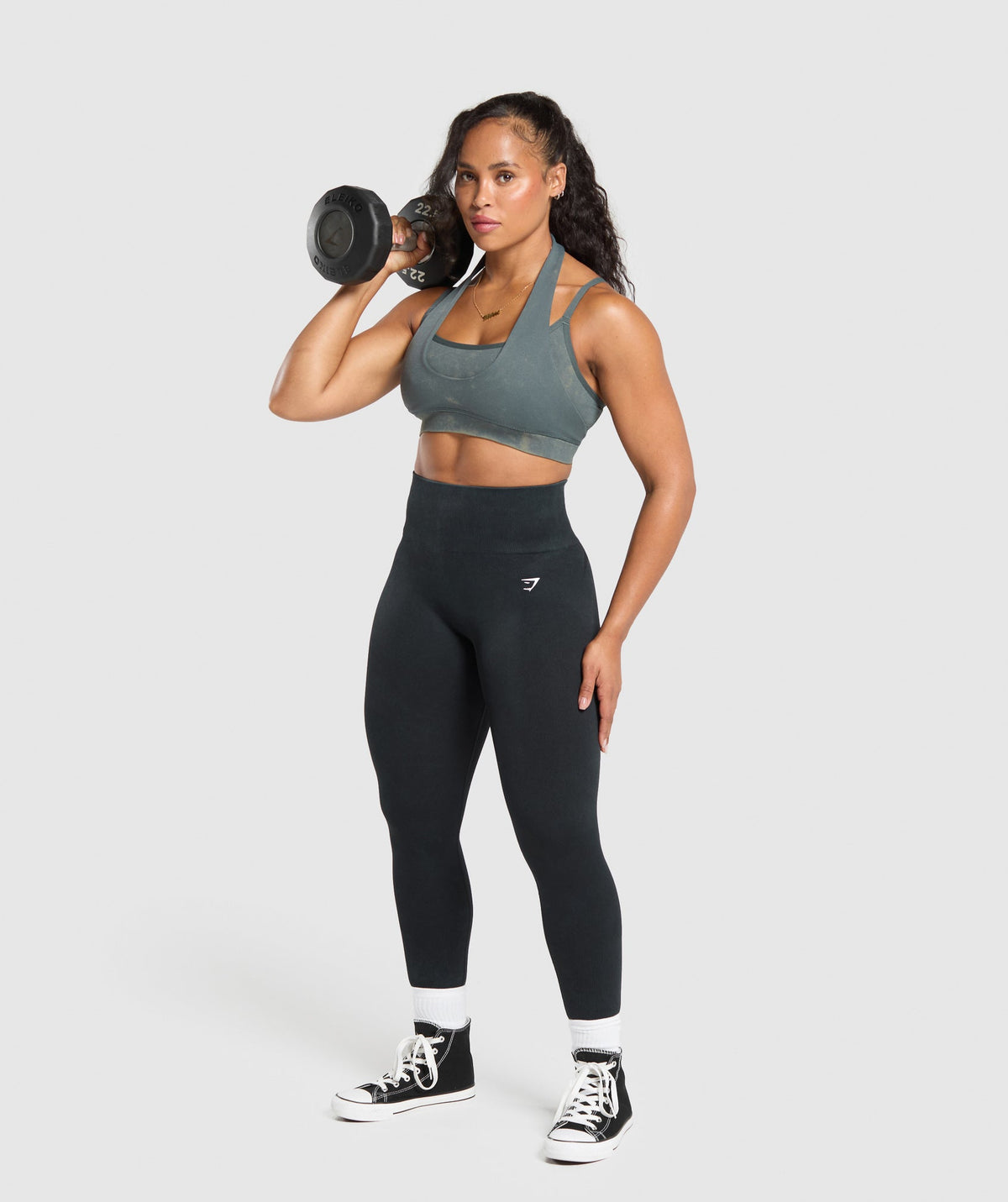 GAINS SEAMLESS WASHED SPORTS BRA