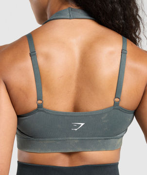GAINS SEAMLESS WASHED SPORTS BRA