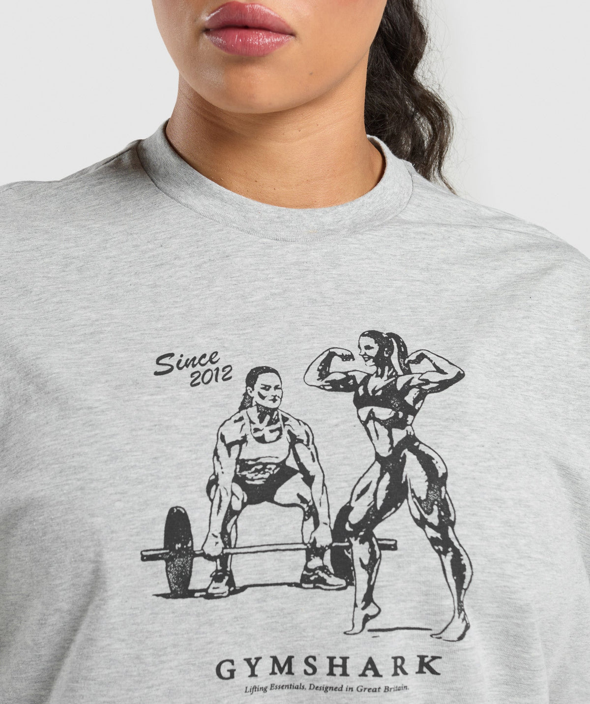 TWO STRONG WOMEN OVERSIZED T-SHIRT