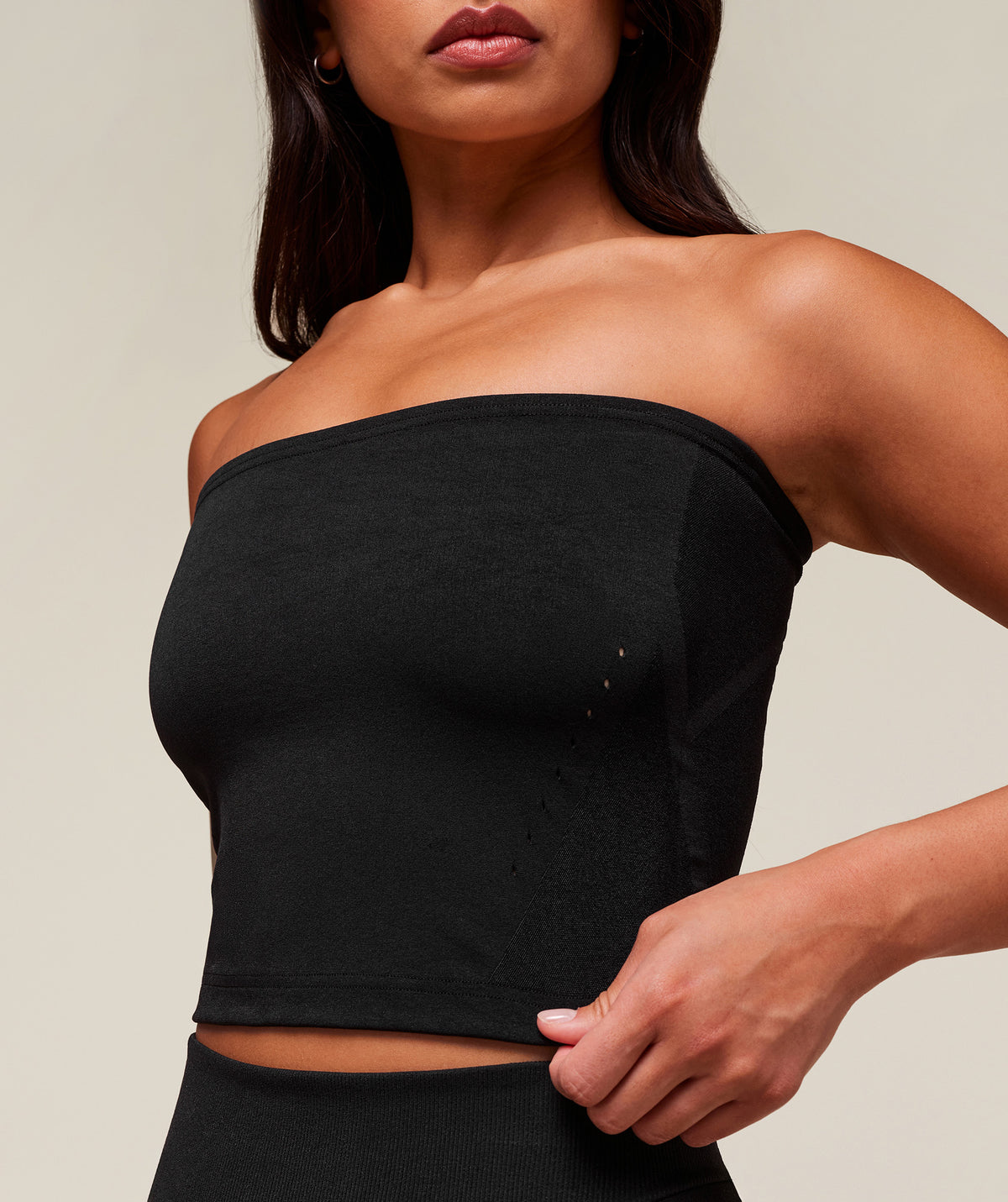EVERYWEAR WARP KNIT TUBE TOP