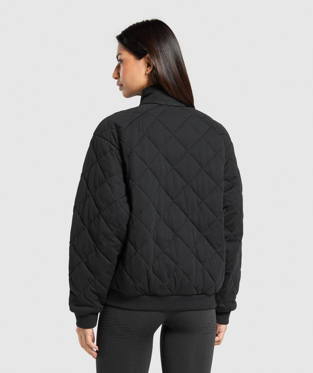 QUILTED ZIP THROUGH