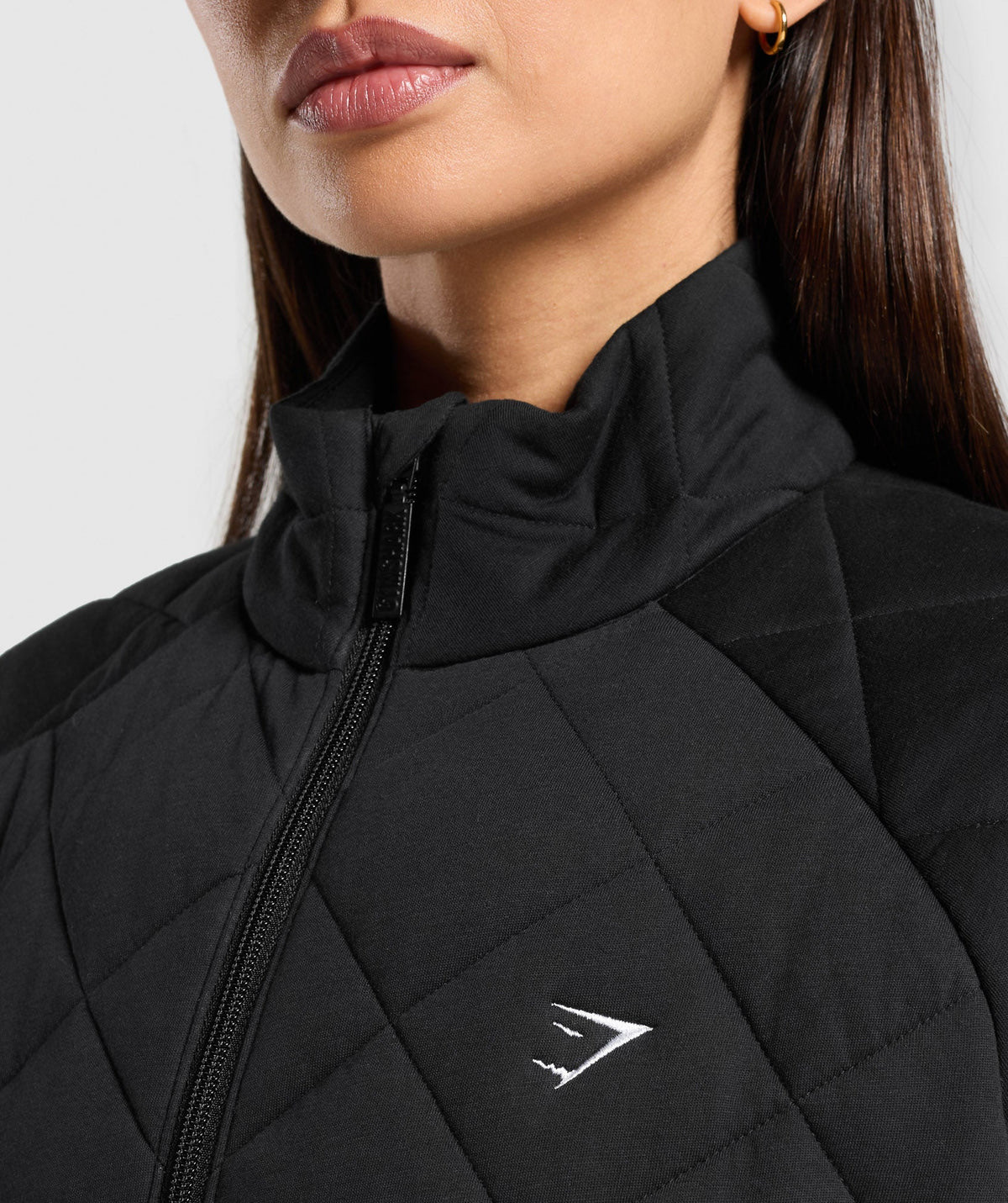 QUILTED ZIP THROUGH