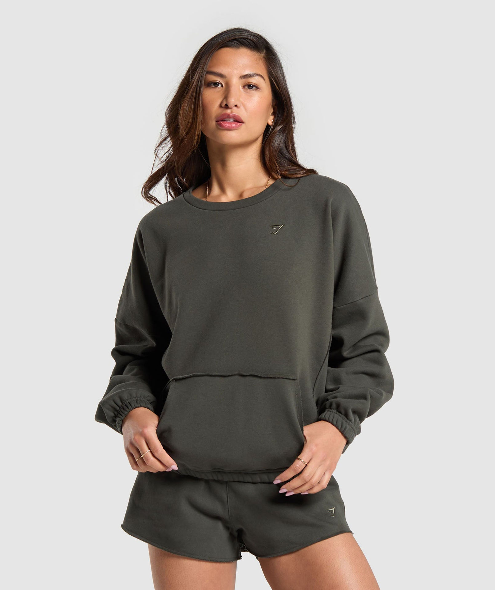 FLEECE OVERSIZED SWEATSHIRT