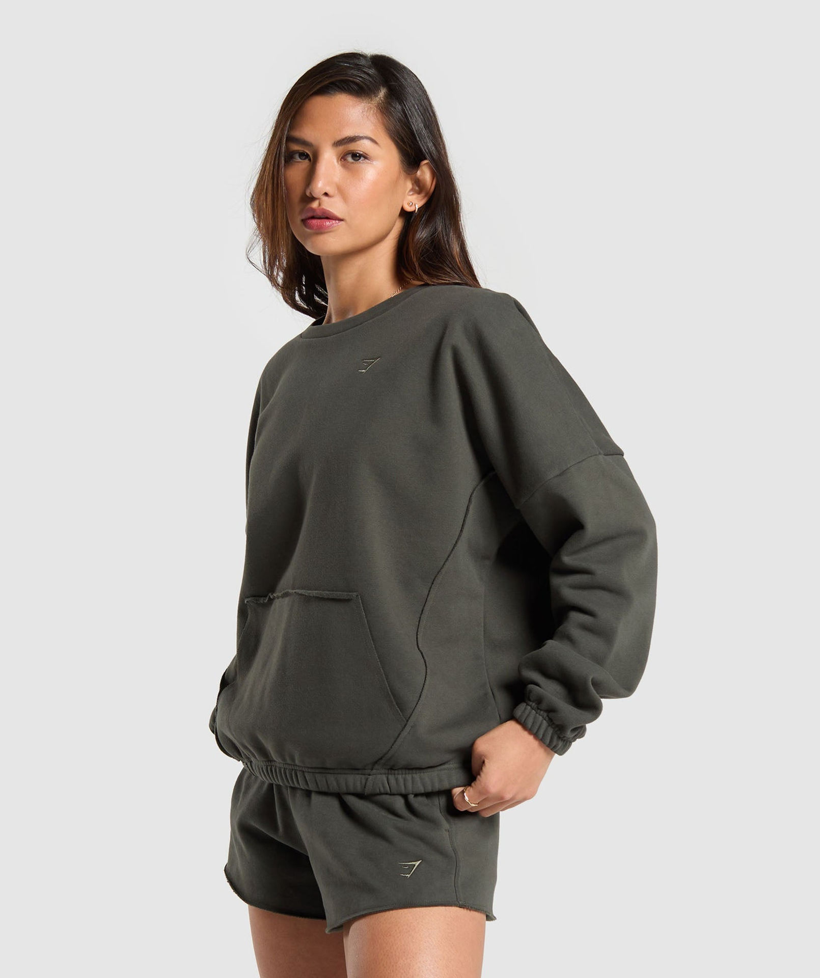 FLEECE OVERSIZED SWEATSHIRT