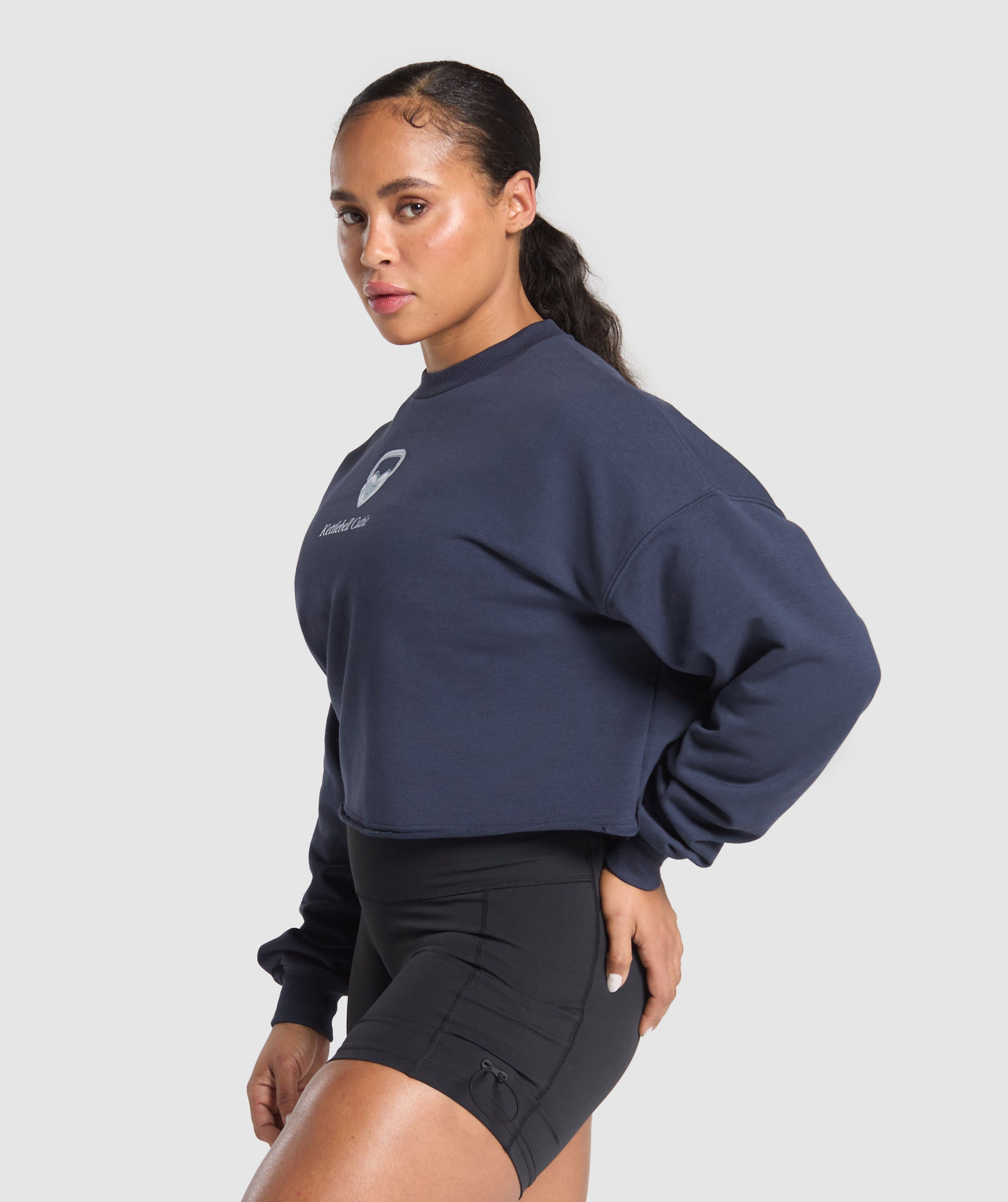 Kettlebell Cutie Cropped Sweatshirt