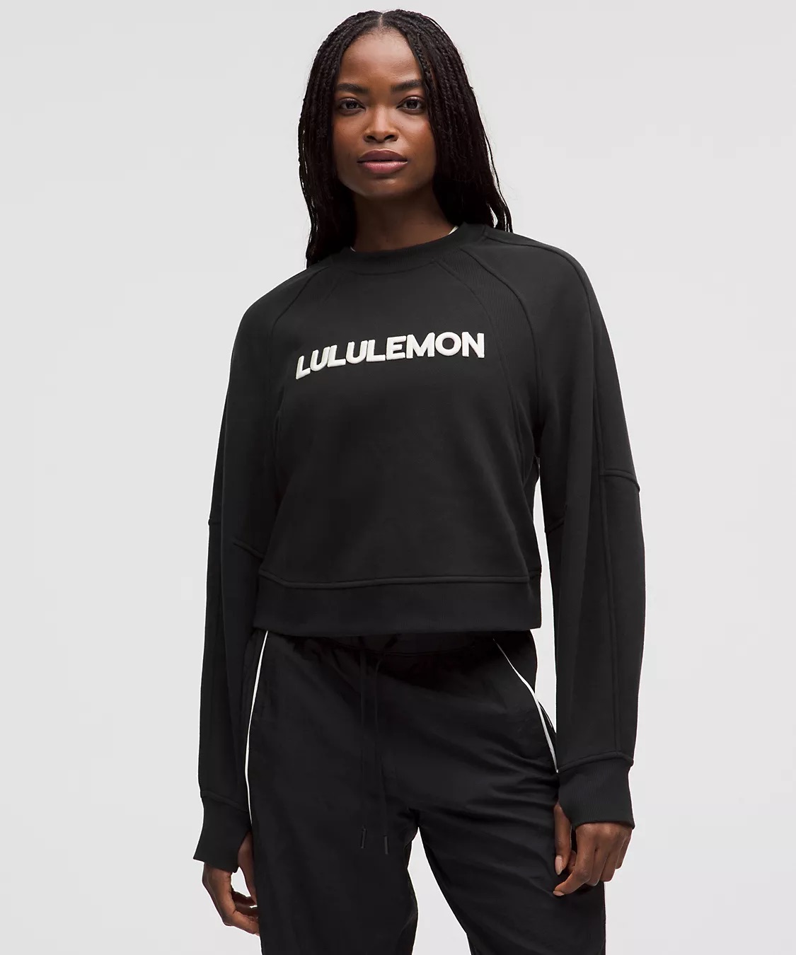 Scuba sweater in oversized fit logo