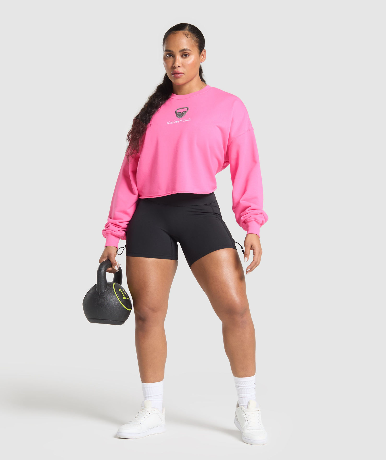 Kettlebell Cutie Cropped Sweatshirt