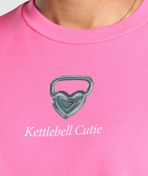 Kettlebell Cutie Cropped Sweatshirt