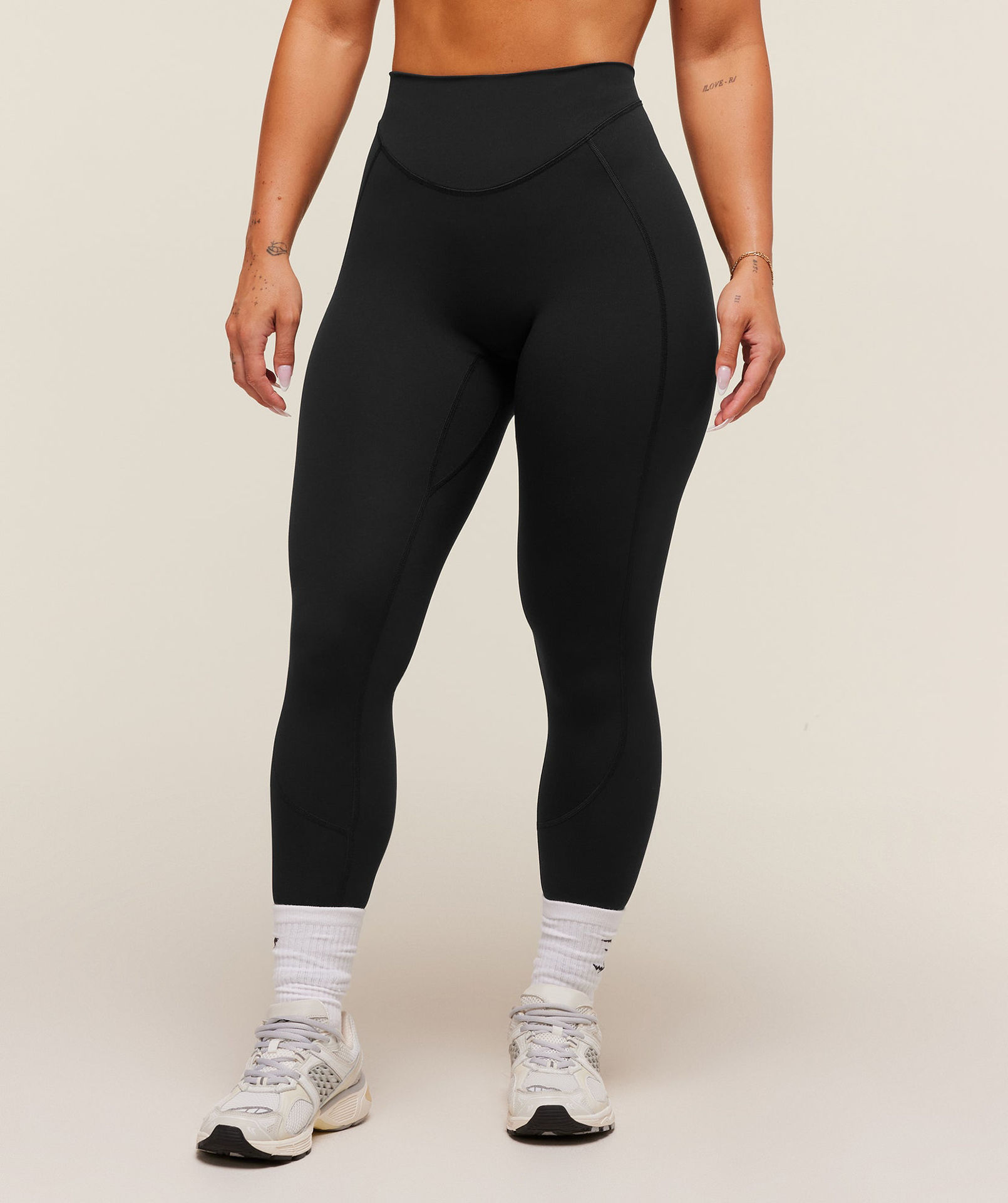 LIFTING DIPPED WAISTBAND LEGGINGS