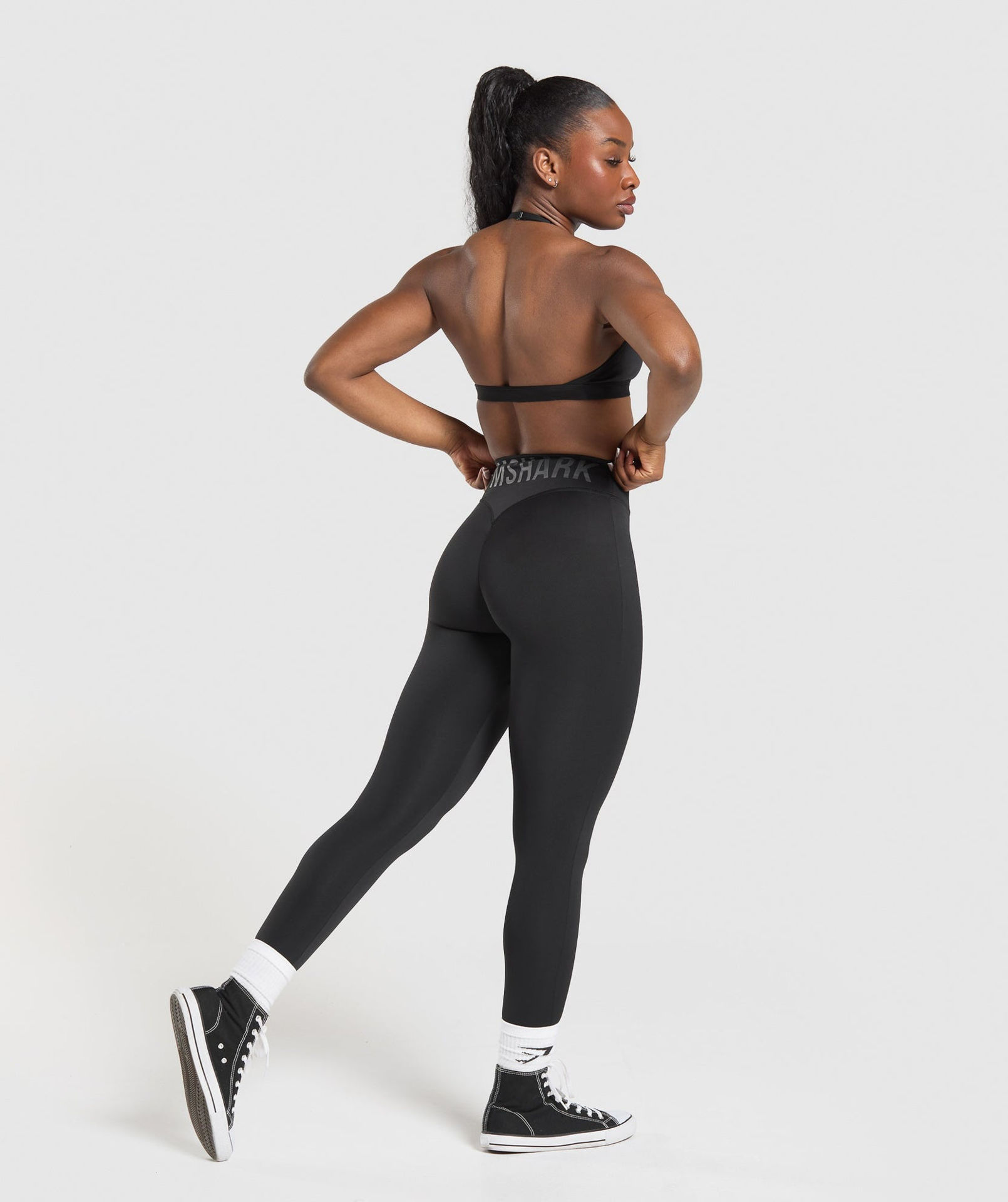 GYMSHARK WORDMARK GRAPHIC LEGGINGS