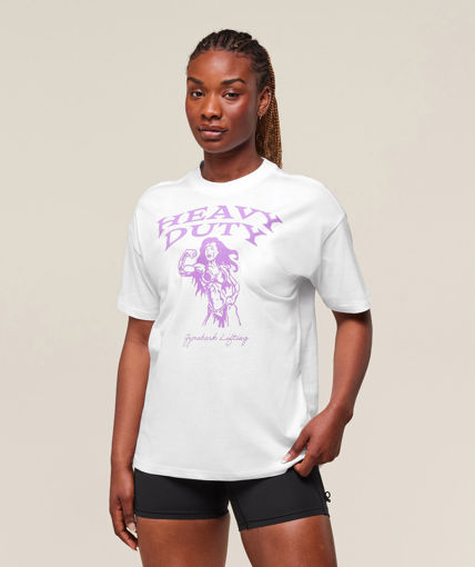 HEAVY DUTY GRAPHIC OVERSIZED T-SHIRT