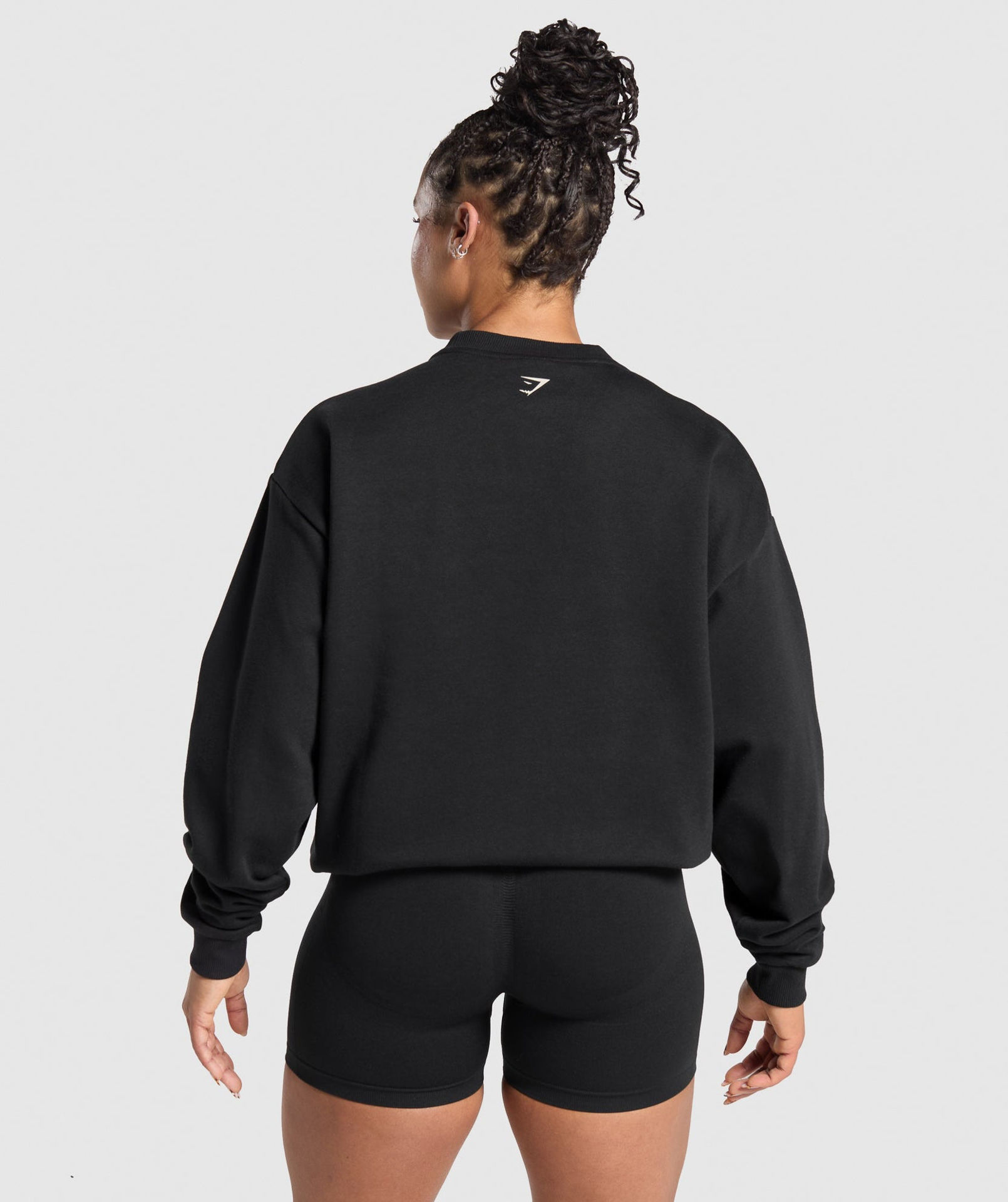 LIFTING ESSENTIALS GRAPHIC BRUSHED OVERSIZED SWEATSHIRT