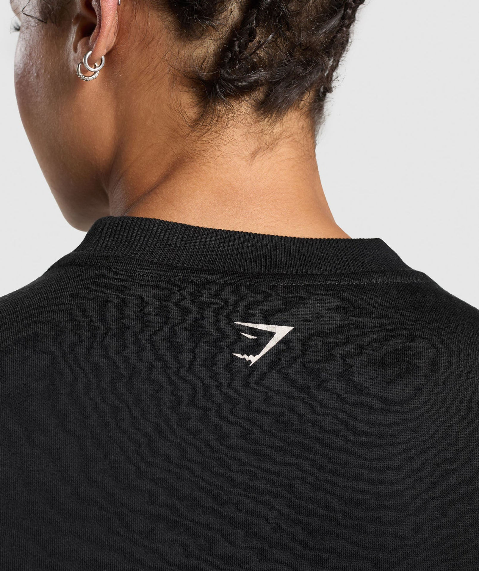 LIFTING ESSENTIALS GRAPHIC BRUSHED OVERSIZED SWEATSHIRT