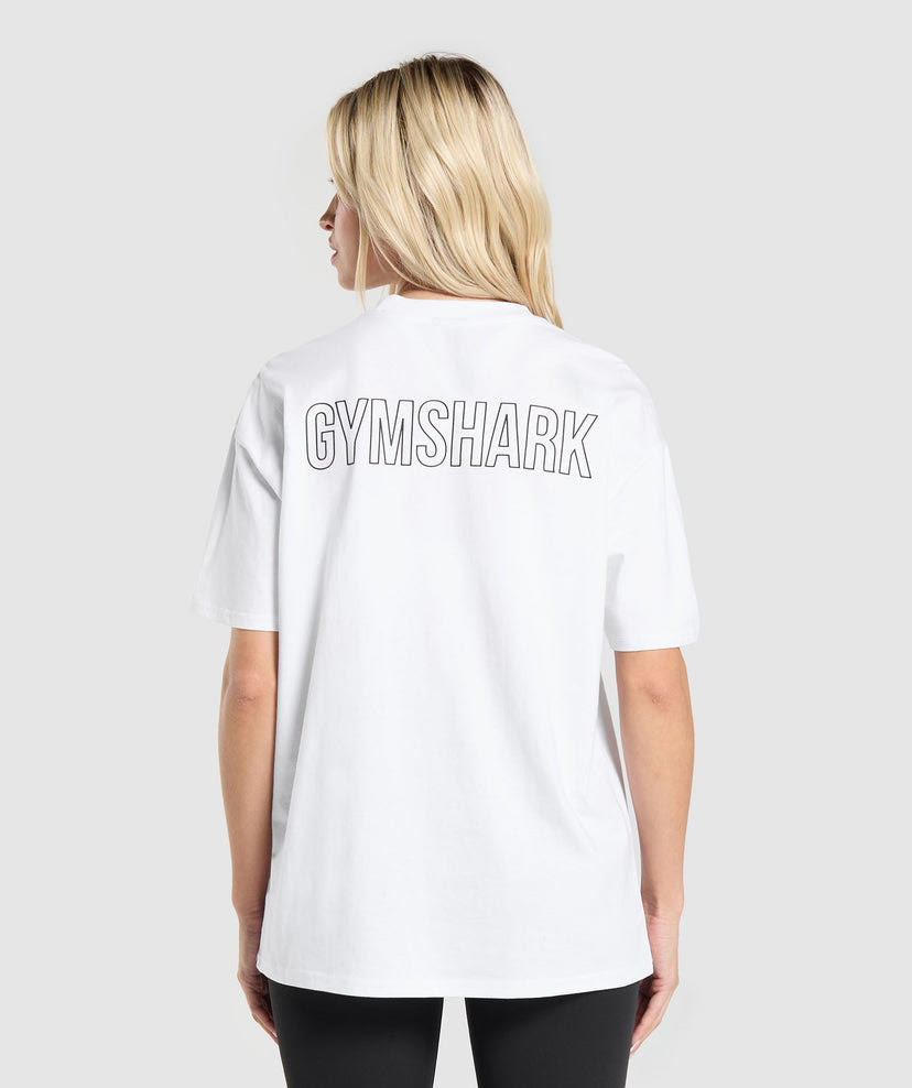 Trace Graphic Oversized T-shirt