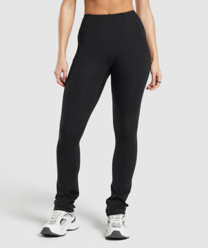 REST DAY BOOT CUT COTTON LEGGINGS