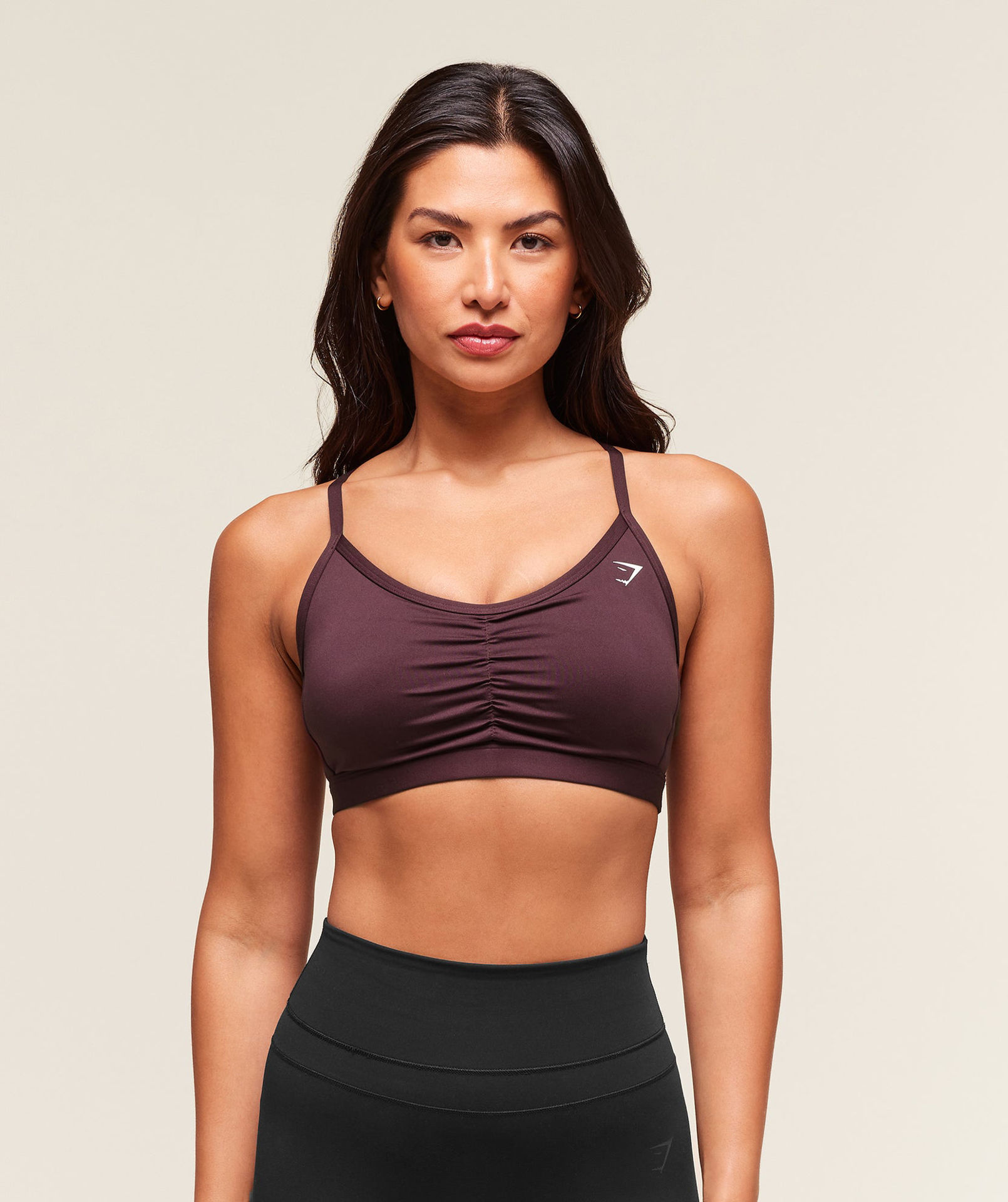 RUCHED SPORTS BRA