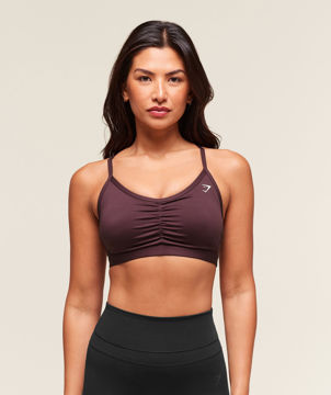 RUCHED SPORTS BRA