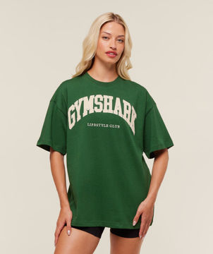 GRAPHIC COLLEGIATE OVERSIZED T SHIRT