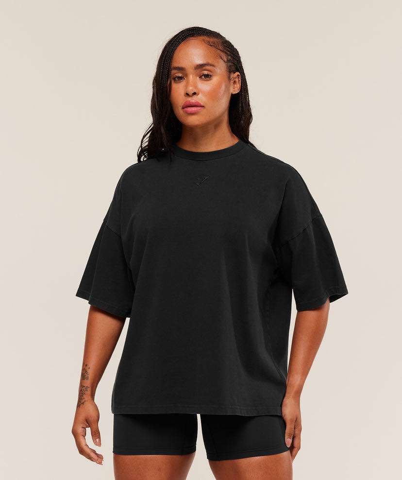 POWER WASHED  OVERSIZED SWEATSHIRT