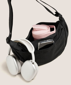 Pleat Crossbody