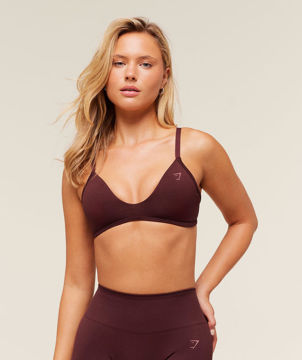 Soft Sculp V-neck sports bra