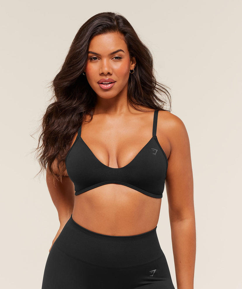Soft Sculp V-neck sports bra