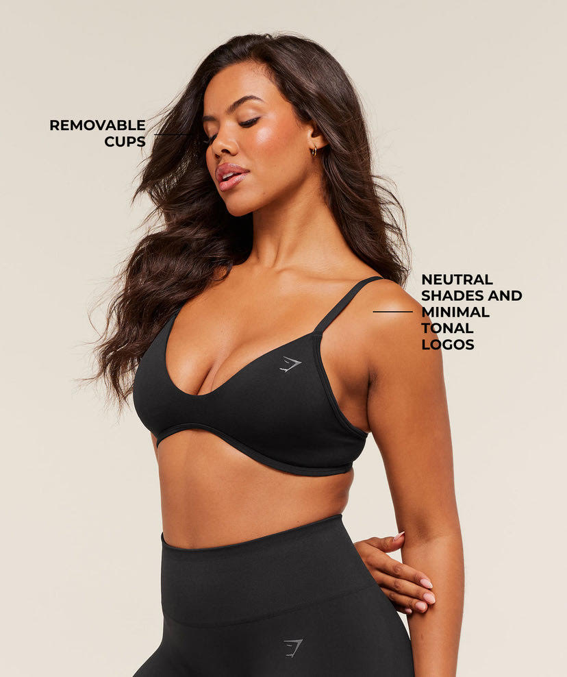Soft Sculp V-neck sports bra