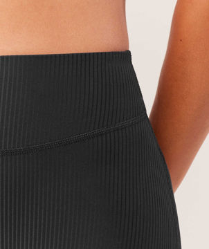 RIBBED FLARED LEGGINGS