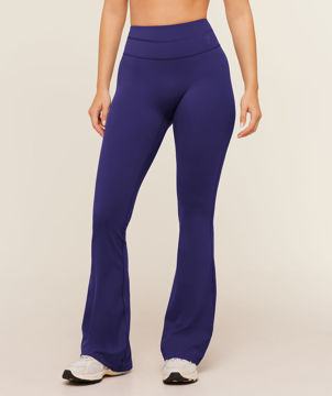 Crossover Back Flared Leggings